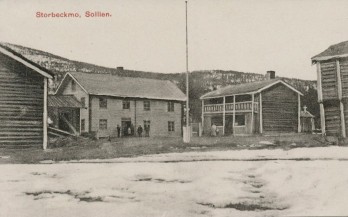 Storbekkmoen. Foto fra postkort