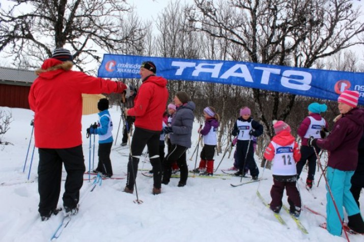 Nesten klar til start. Foto Klas Erik Lindstad
