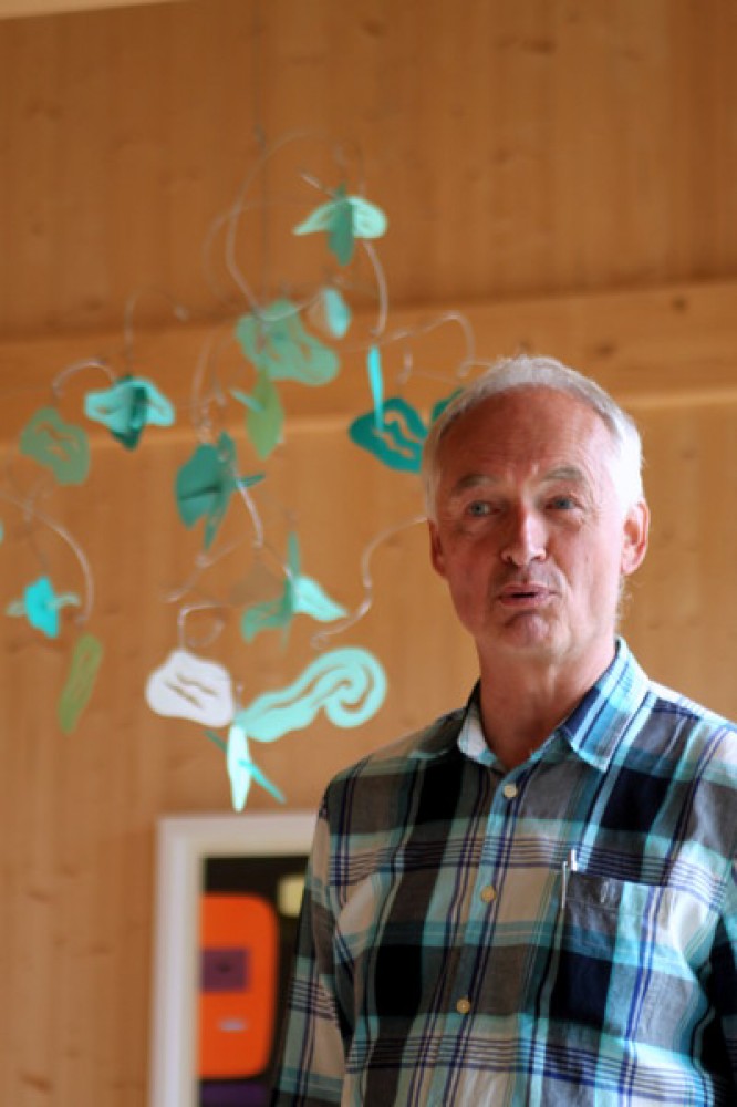Helge Christie i Fossehuset foto Bjørn Brænd
