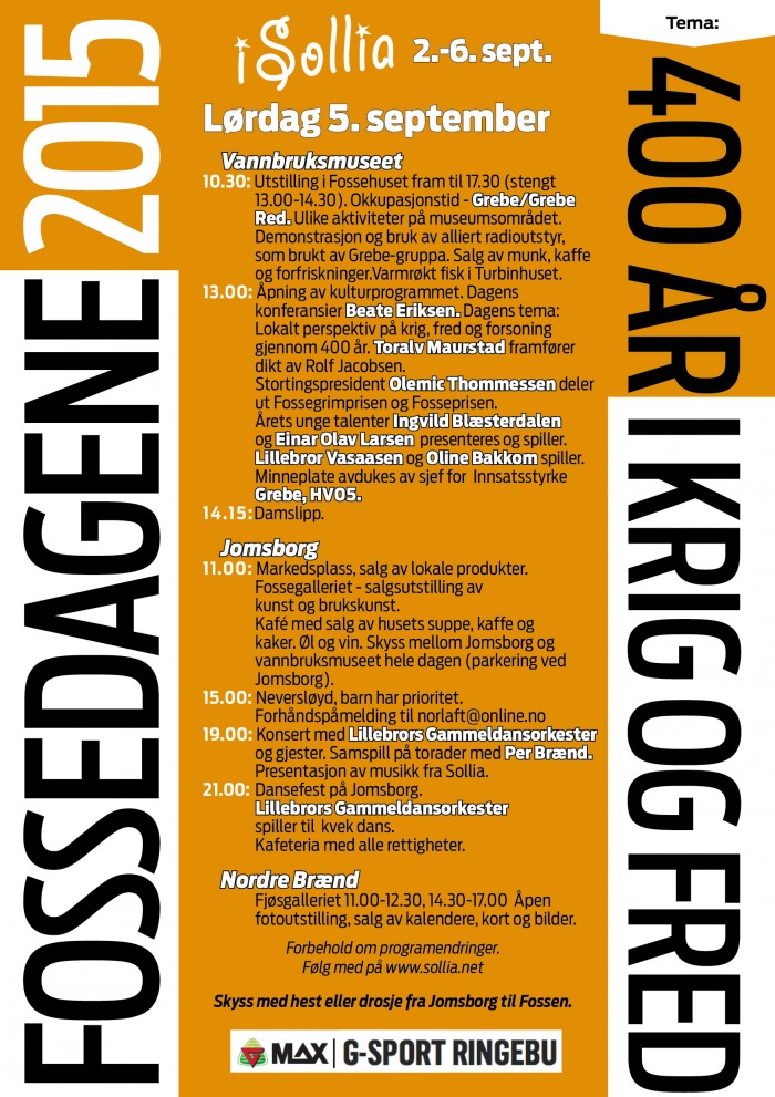 Fossedagene lørdag3