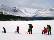 Sparkeglede på Atnsjøen