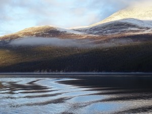 Senhøstes på Atnasjøen. Foto BB