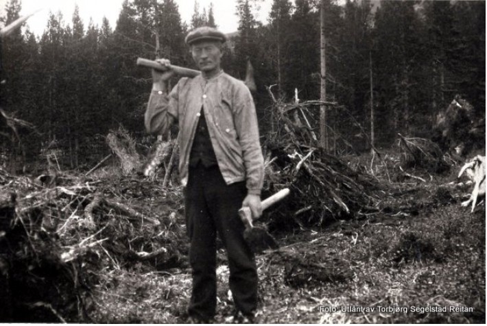 Hans Dalen som nybrottsmann. august 1926