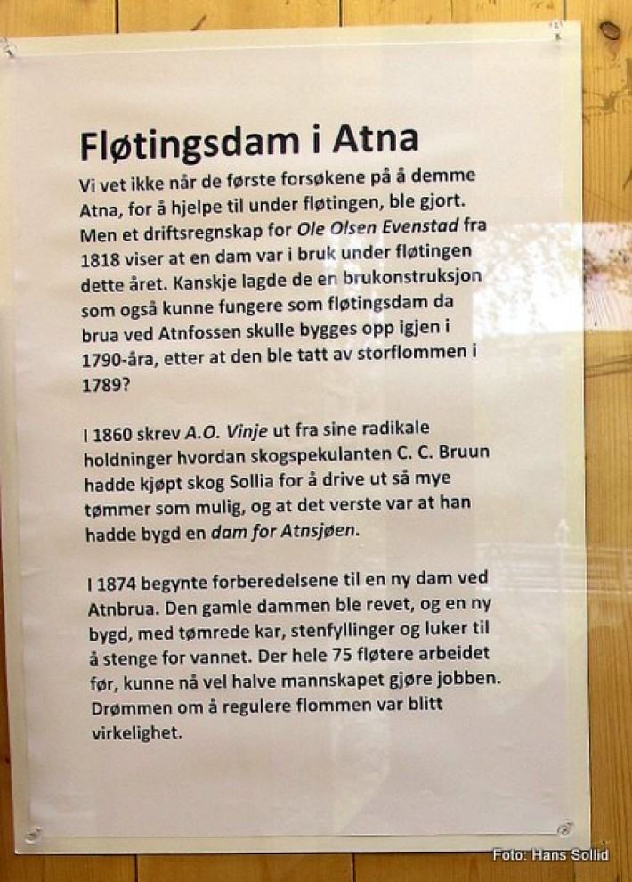 Om fløtingsdammen i Atnbrua