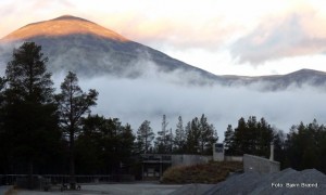 Strømbuplassen en høstdag