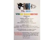 Minner om Vidar Sandbeck-konserten i Foeeshuset søndag f.k. kl. 16.