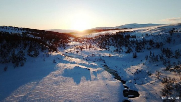 1-19 0317 Soloppgang i Vuludalen Lørdags morgen