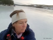 Skøyteføre på Atnasjøen