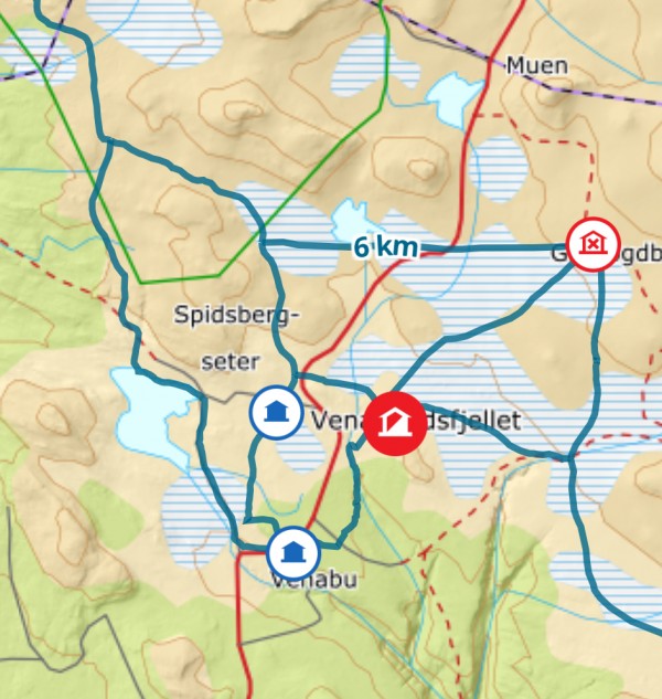 Kart Veslefjellbu