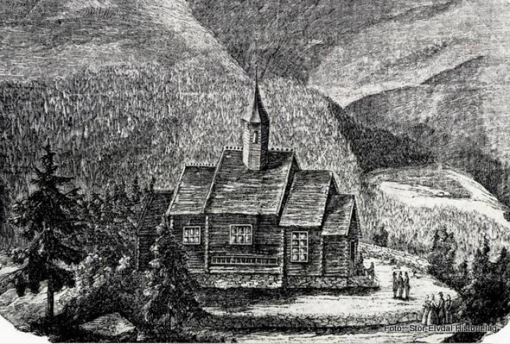 1860 gml Sollia kirke