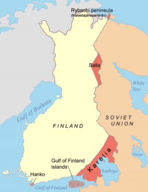 211 0310 Finske avståelser etter Vinterkrigen 1938