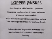 Lopper ønskes