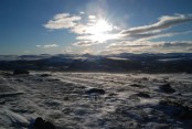Bilde av hardt føre v i november foto JØ