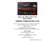 Grillfest 11. februar på Solvang