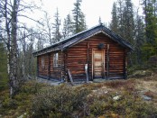 Bilde av hytte tilh Egga ved Eggvangen. Foto Hans Sollid
